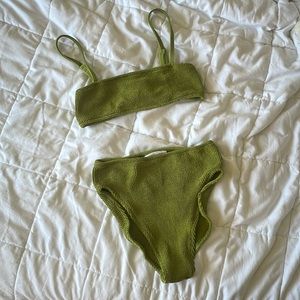 Youswim Poise High-waisted Two Piece in Fern (Strech I, 2-14)